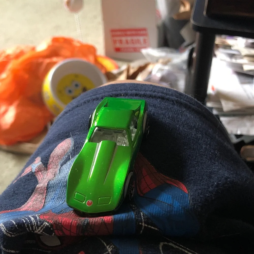 Green Die-Cast Toy Car - Metallic Green Collector Piece
